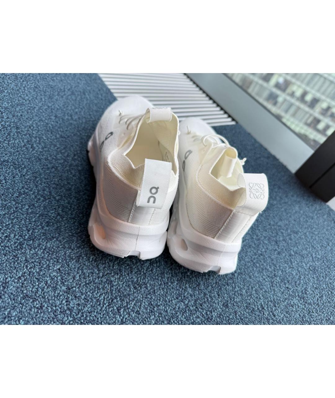 LOEWE Белые текстильные кроссовки, фото 3