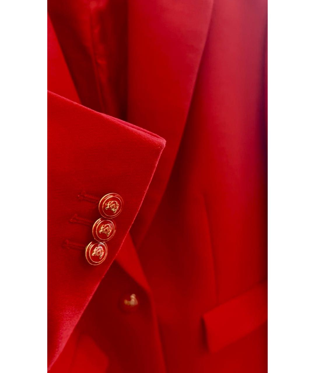 MAJE Красный вискозный жакет/пиджак, фото 4