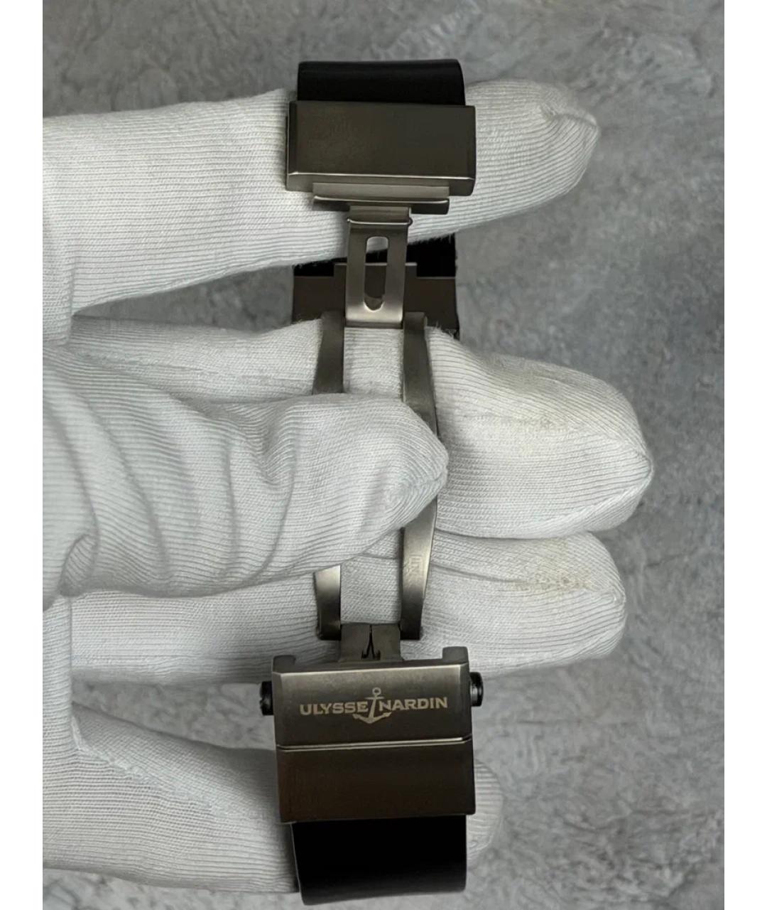 Ulysse Nardin Синие металлические часы, фото 5