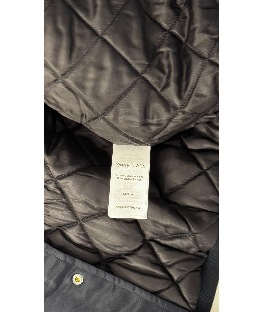 SPORTY AND RICH Темно-синяя куртка, фото 6