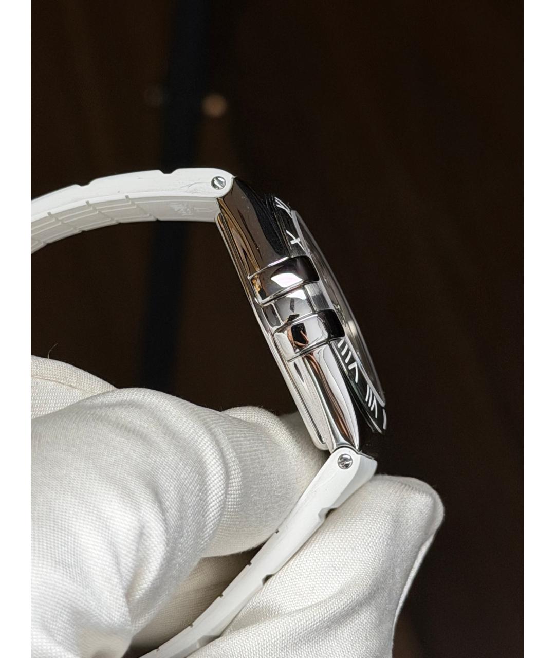 OMEGA Белые часы, фото 4