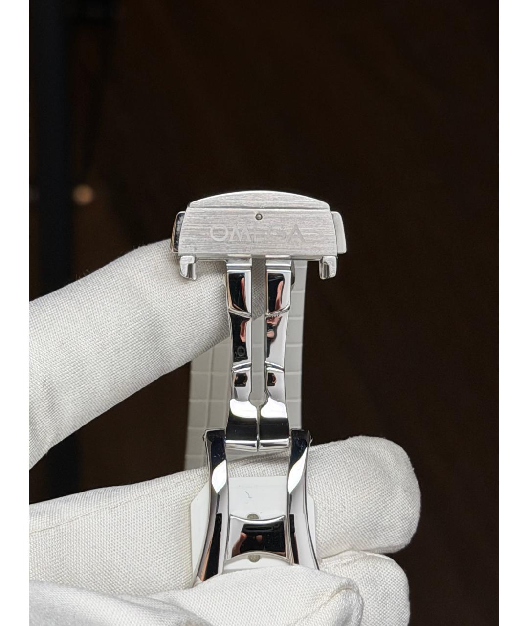 OMEGA Белые часы, фото 8