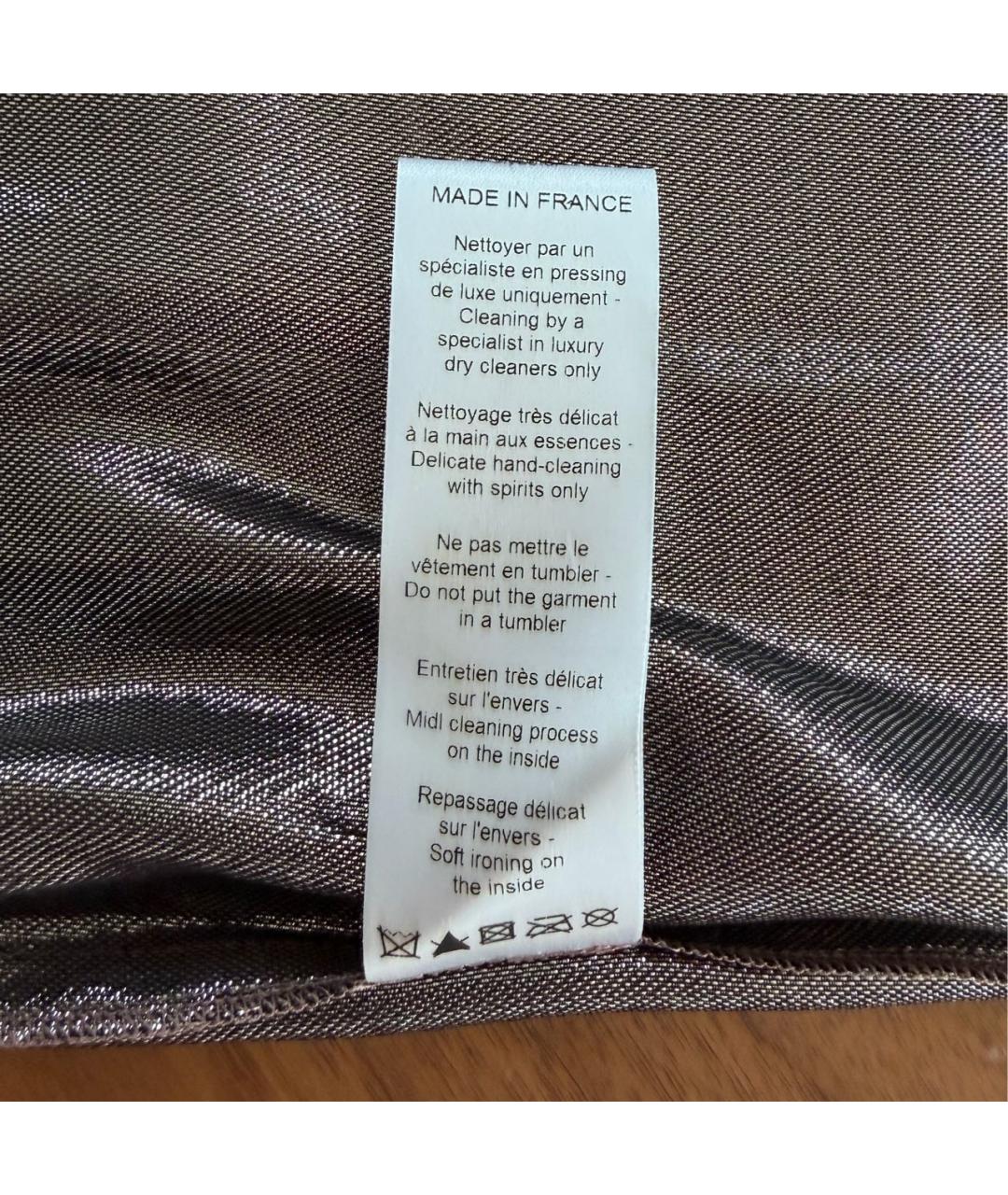 LANVIN Мульти шелковая футболка, фото 5