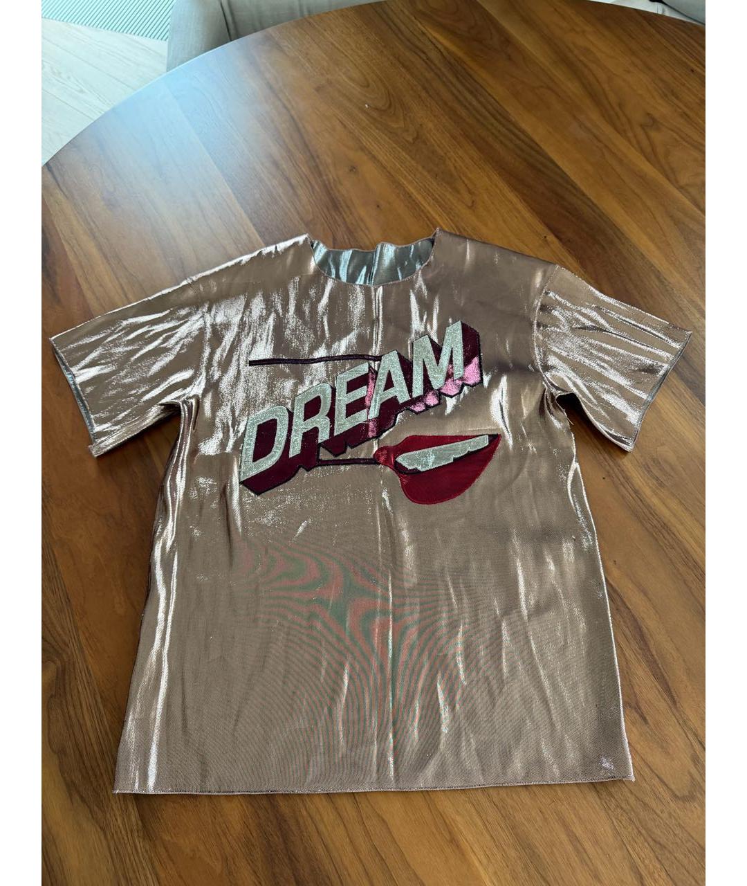 LANVIN Мульти шелковая футболка, фото 7