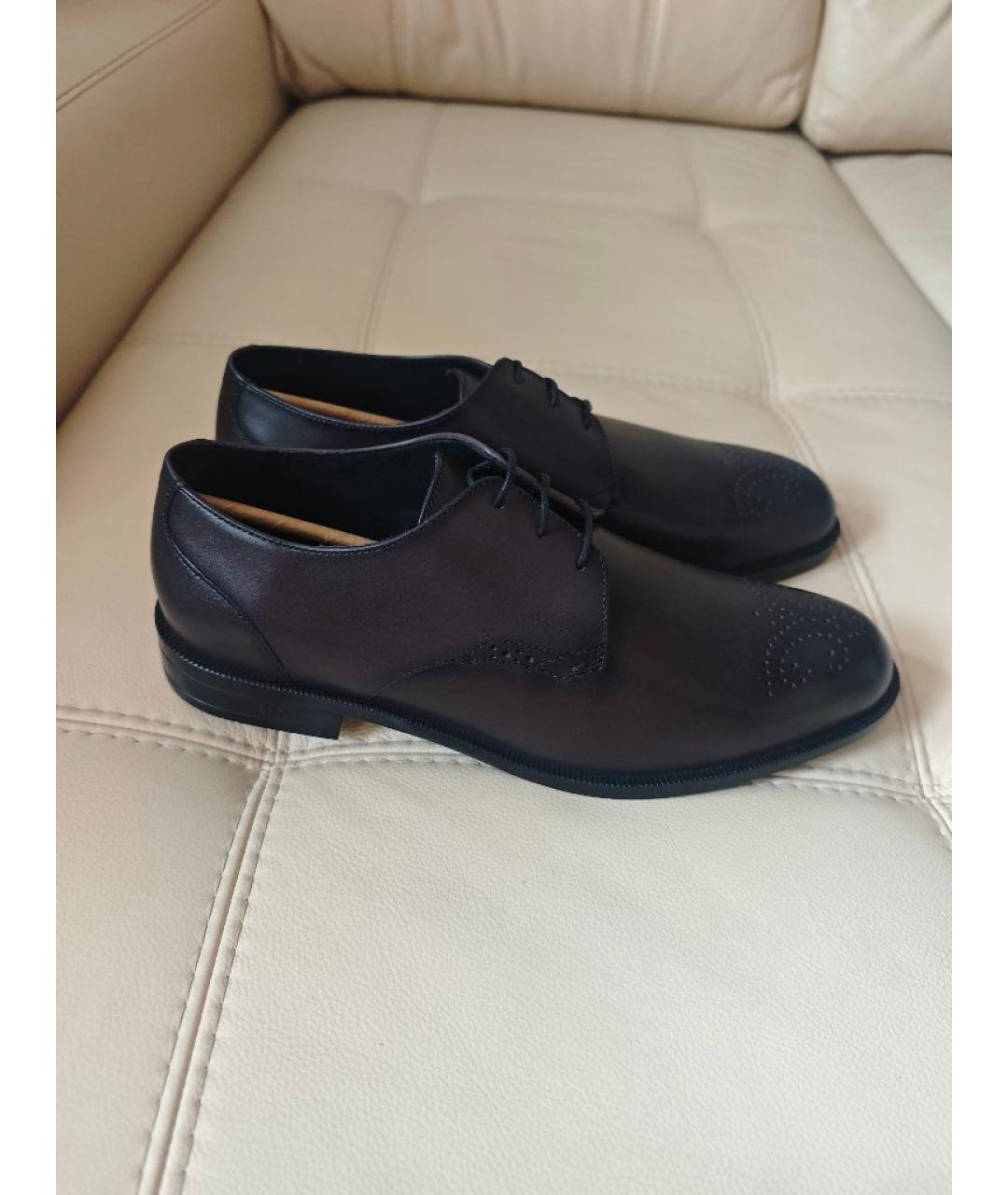 HUGO BOSS Коричневые кожаные туфли, фото 7