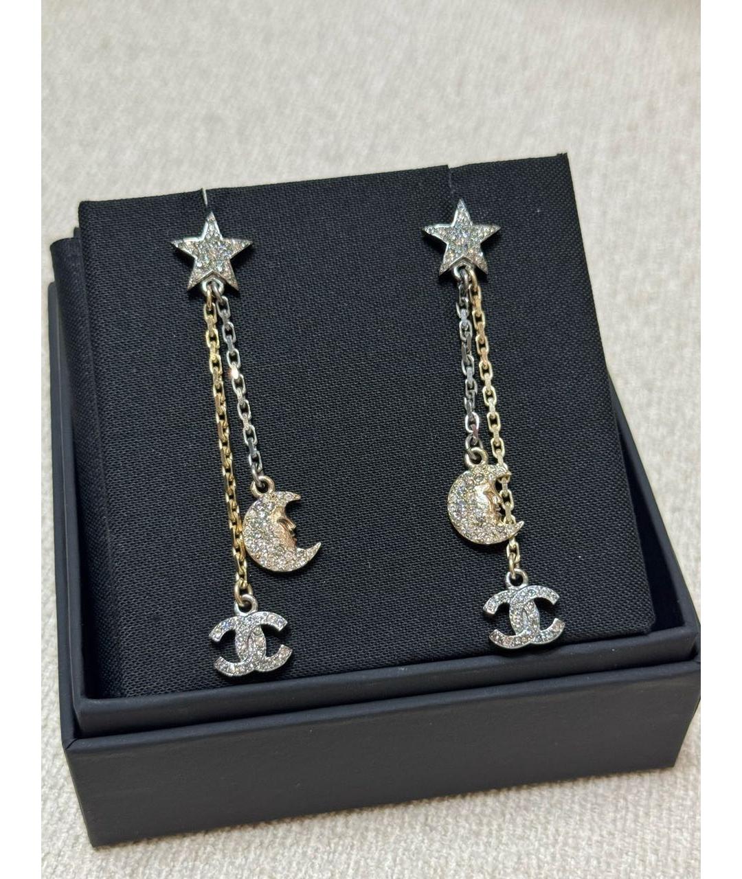 CHANEL Золотые серьги, фото 2