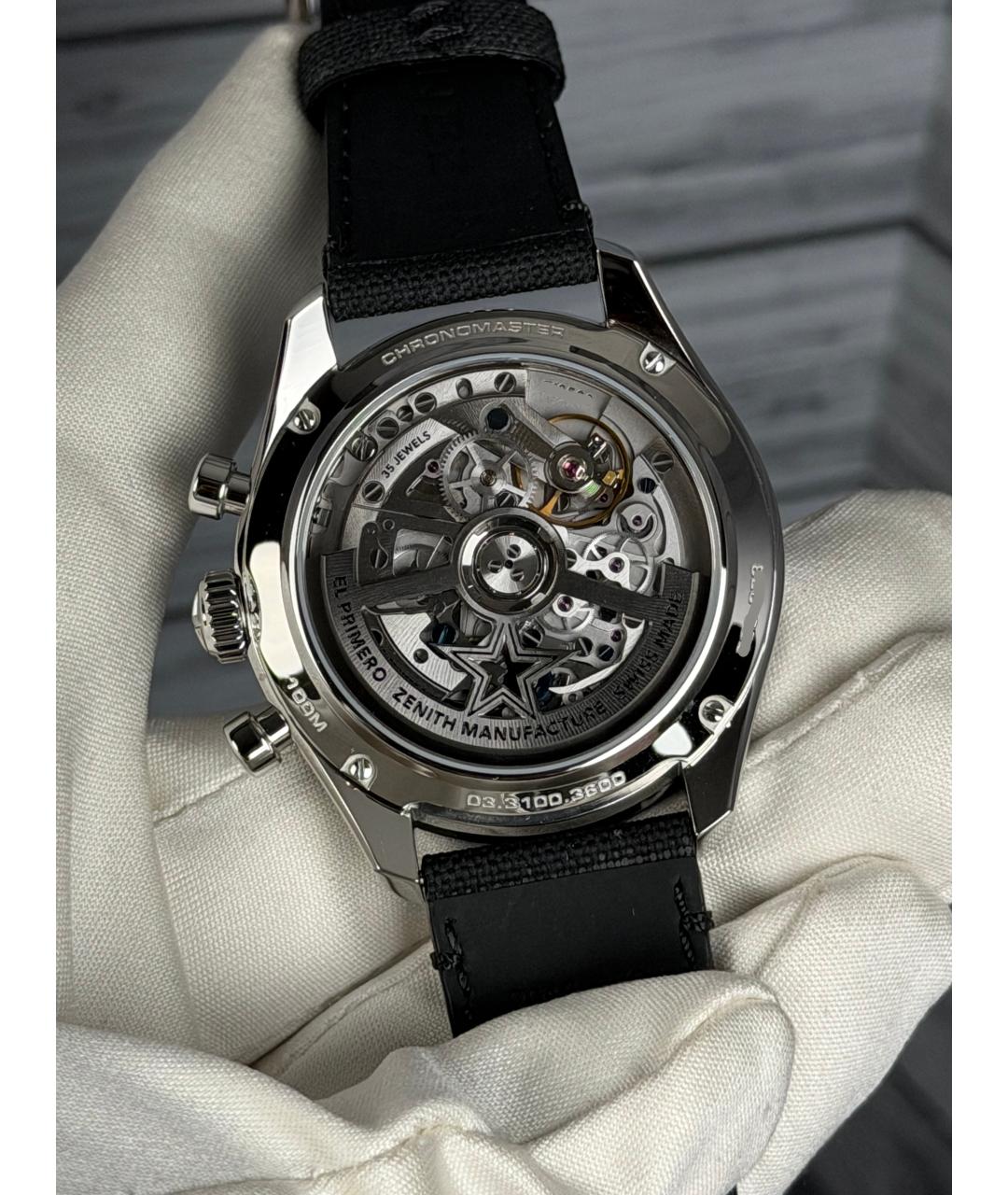 ZENITH Черные часы, фото 8