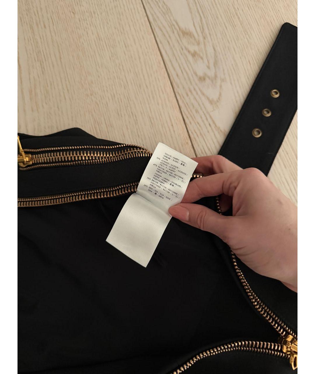 ALEXANDER MCQUEEN Черный ацетатный жилет, фото 5