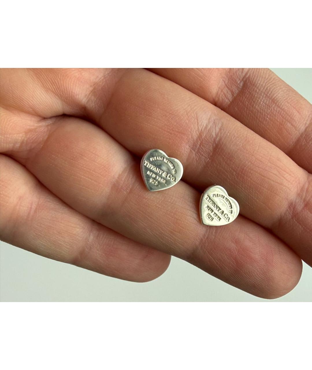 TIFFANY&CO Серебряные серебряные серьги, фото 3