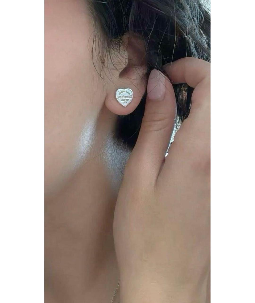 TIFFANY&CO Серебряные серебряные серьги, фото 4