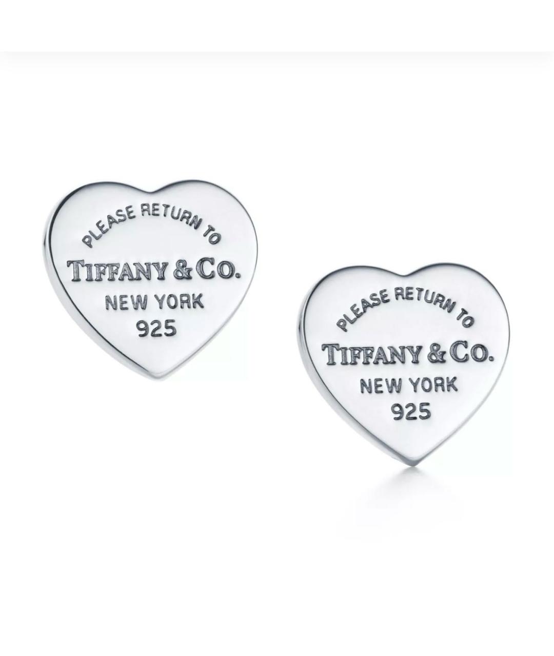 TIFFANY&CO Серебряные серебряные серьги, фото 9