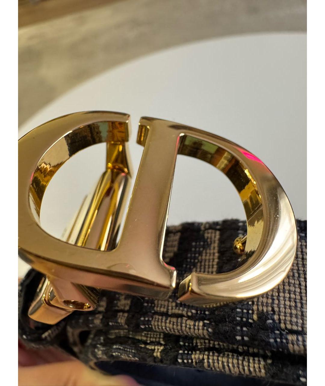 CHRISTIAN DIOR Черный ремень, фото 2