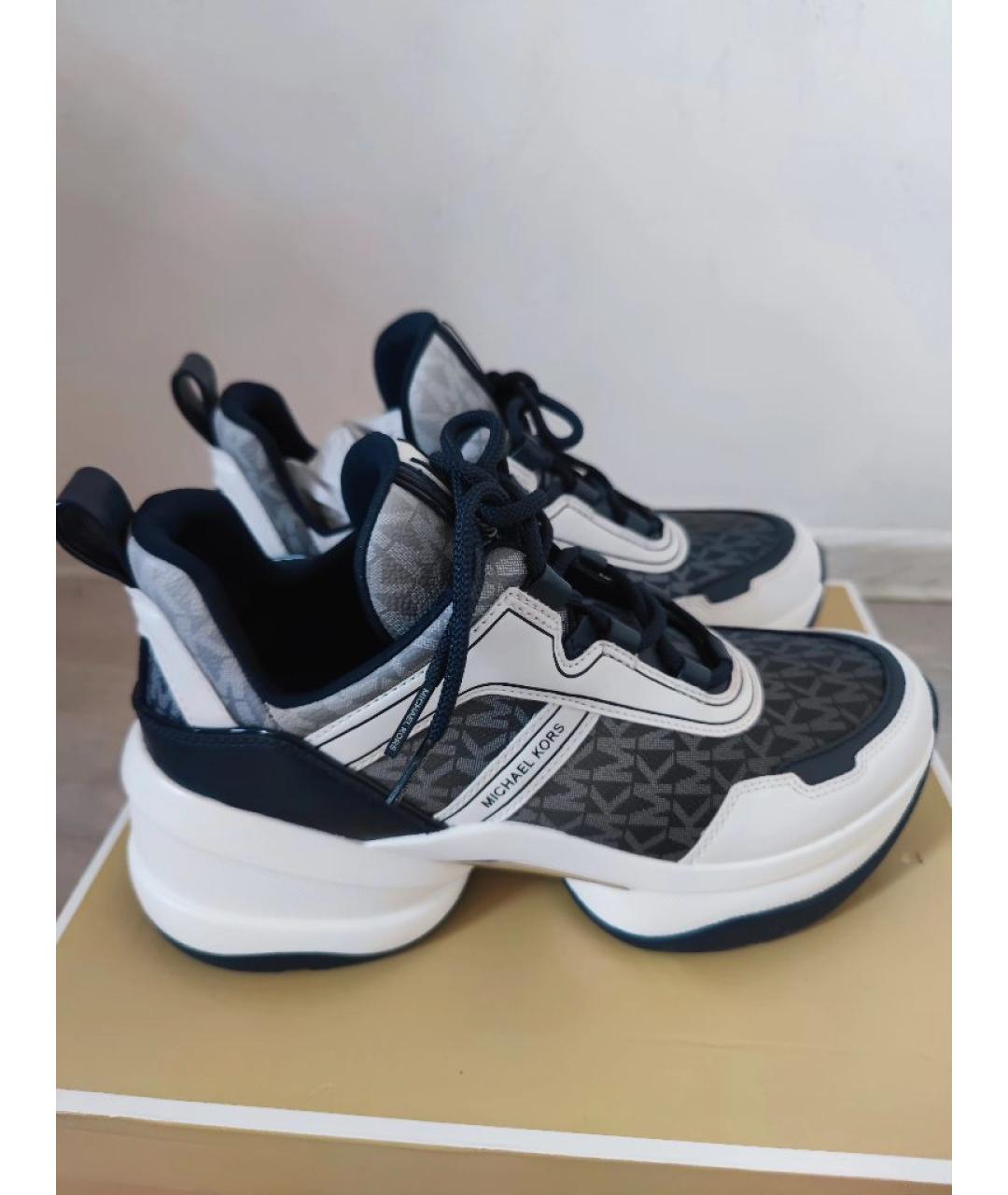 MICHAEL KORS Синие кроссовки, фото 2