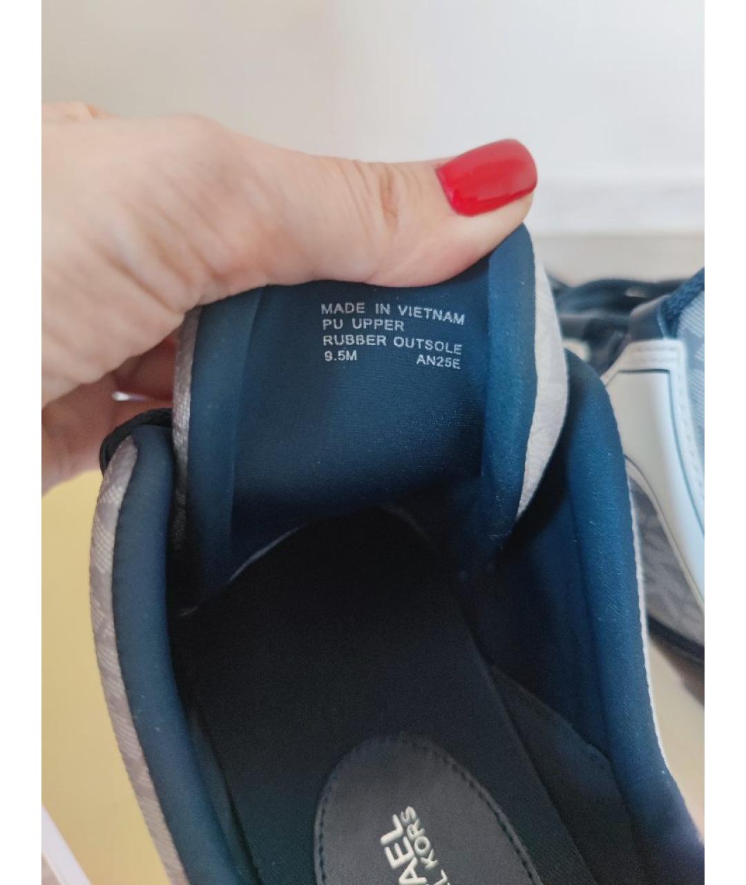 MICHAEL KORS Синие кроссовки, фото 6