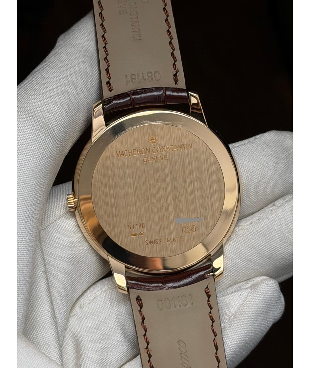 VACHERON CONSTANTIN Бежевые часы из желтого золота, фото 8