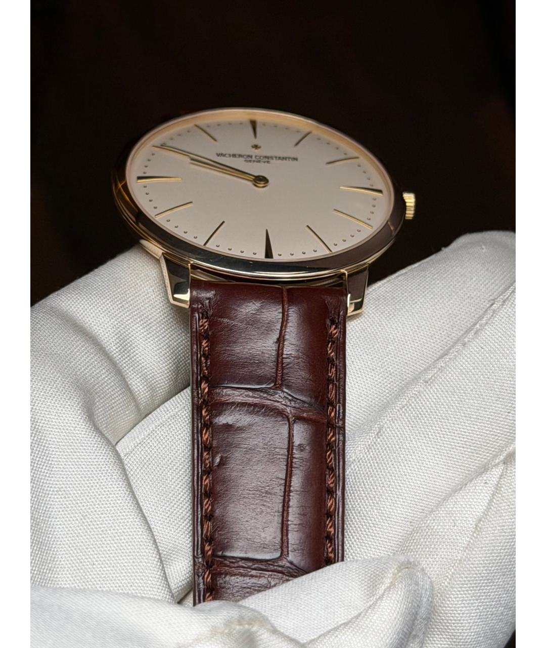 VACHERON CONSTANTIN Бежевые часы из желтого золота, фото 7
