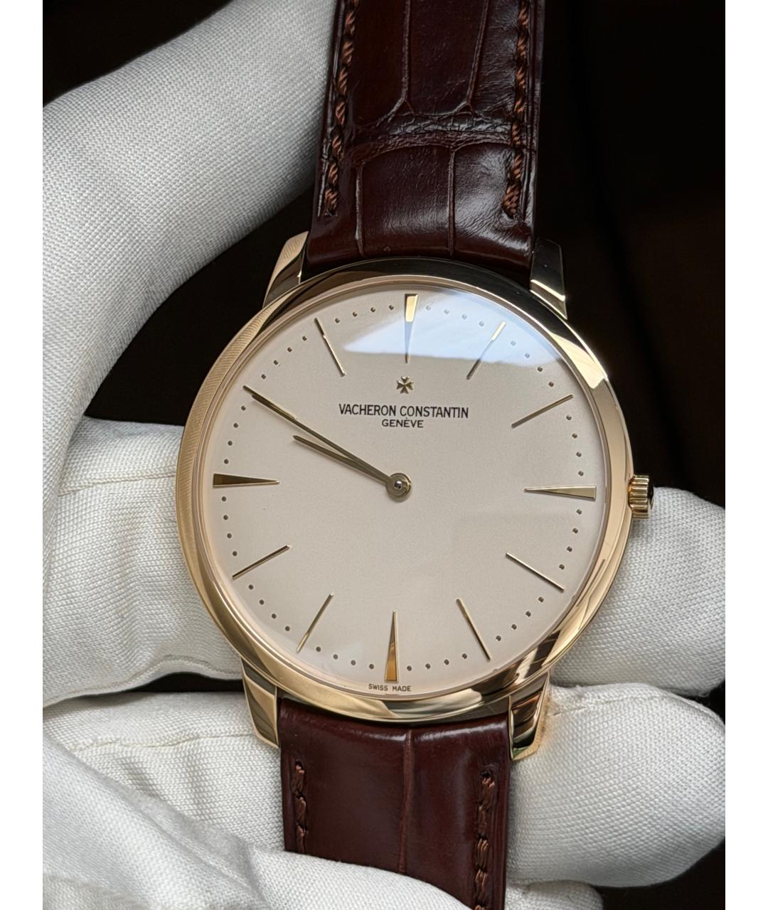 VACHERON CONSTANTIN Бежевые часы из желтого золота, фото 3