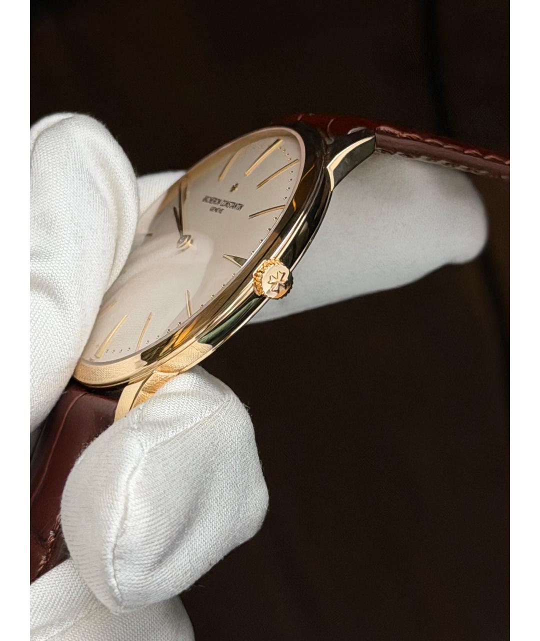 VACHERON CONSTANTIN Бежевые часы из желтого золота, фото 5