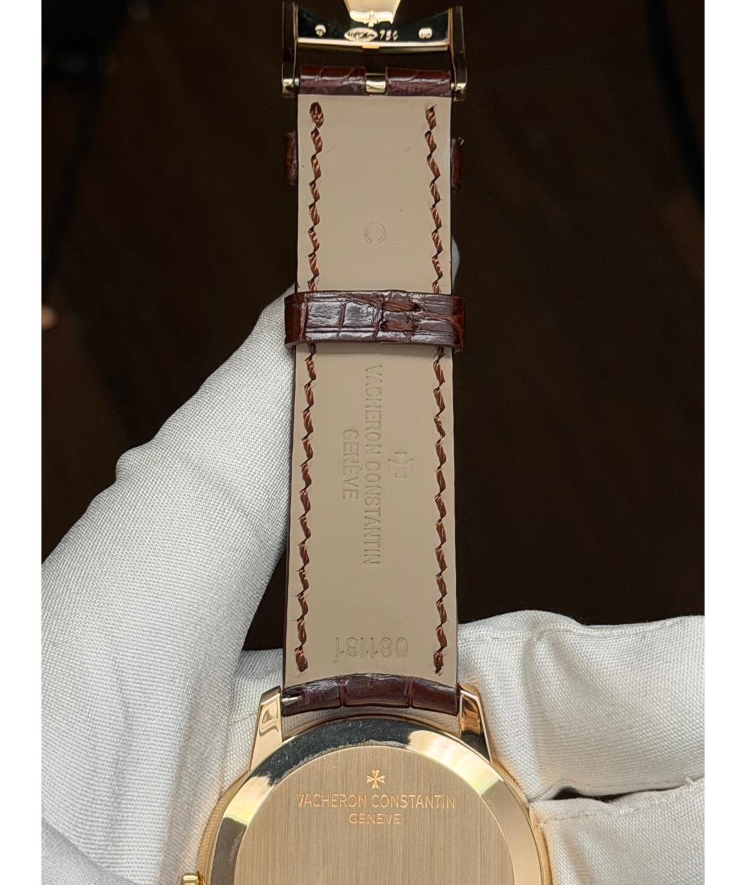 VACHERON CONSTANTIN Бежевые часы из желтого золота, фото 9