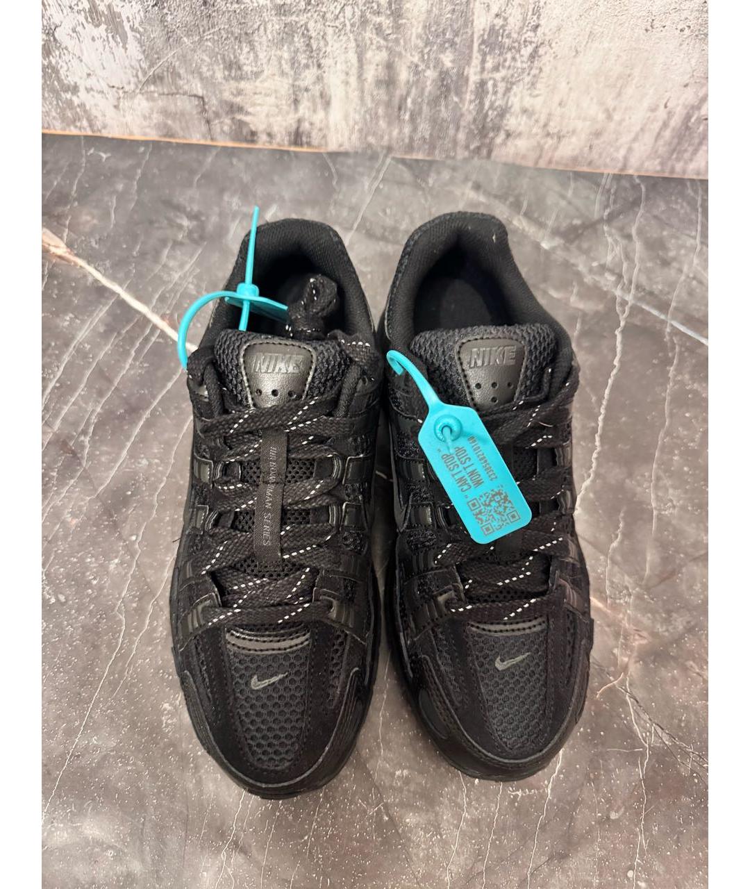 NIKE Черные кожаные кроссовки, фото 2