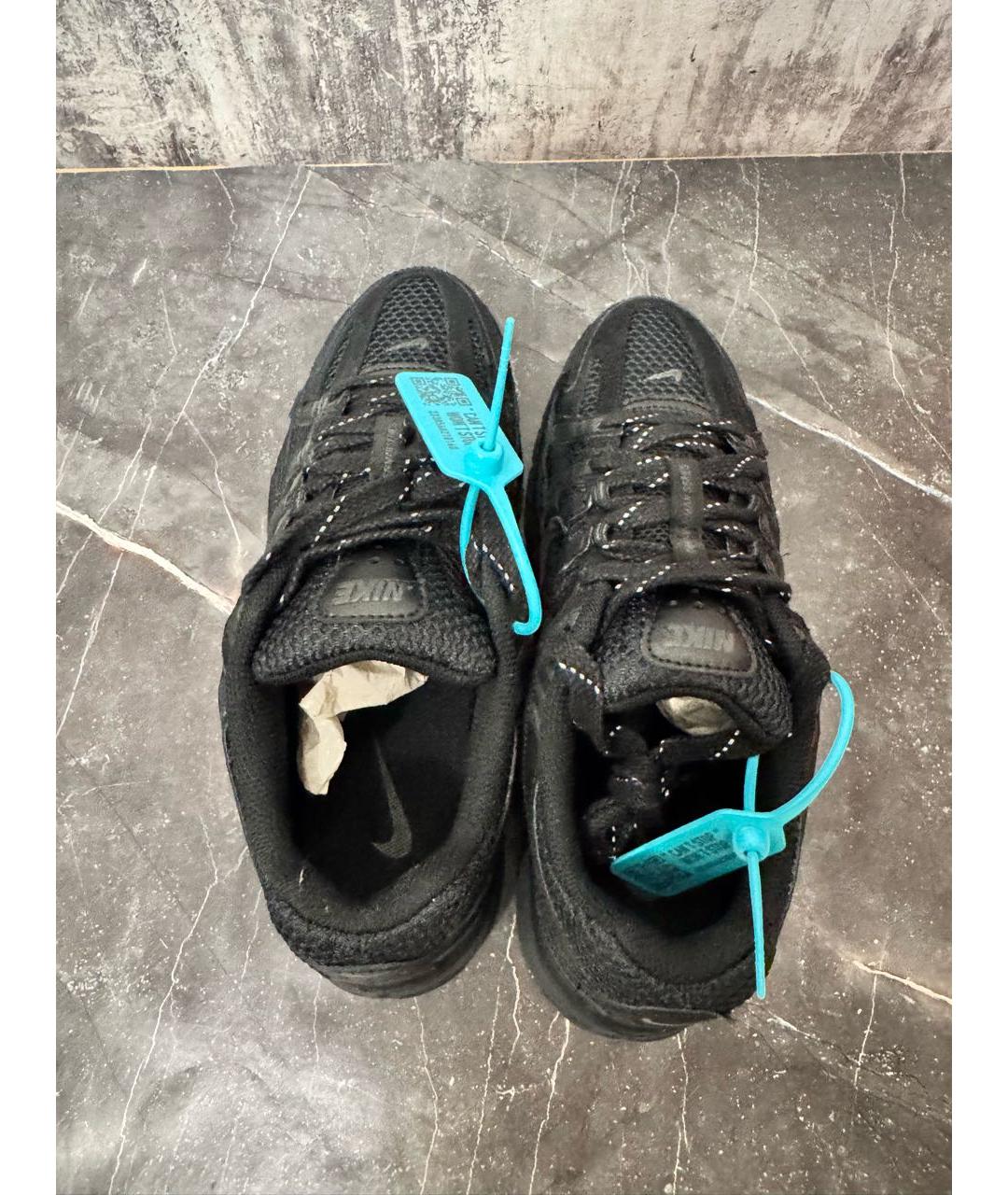 NIKE Черные кожаные кроссовки, фото 3