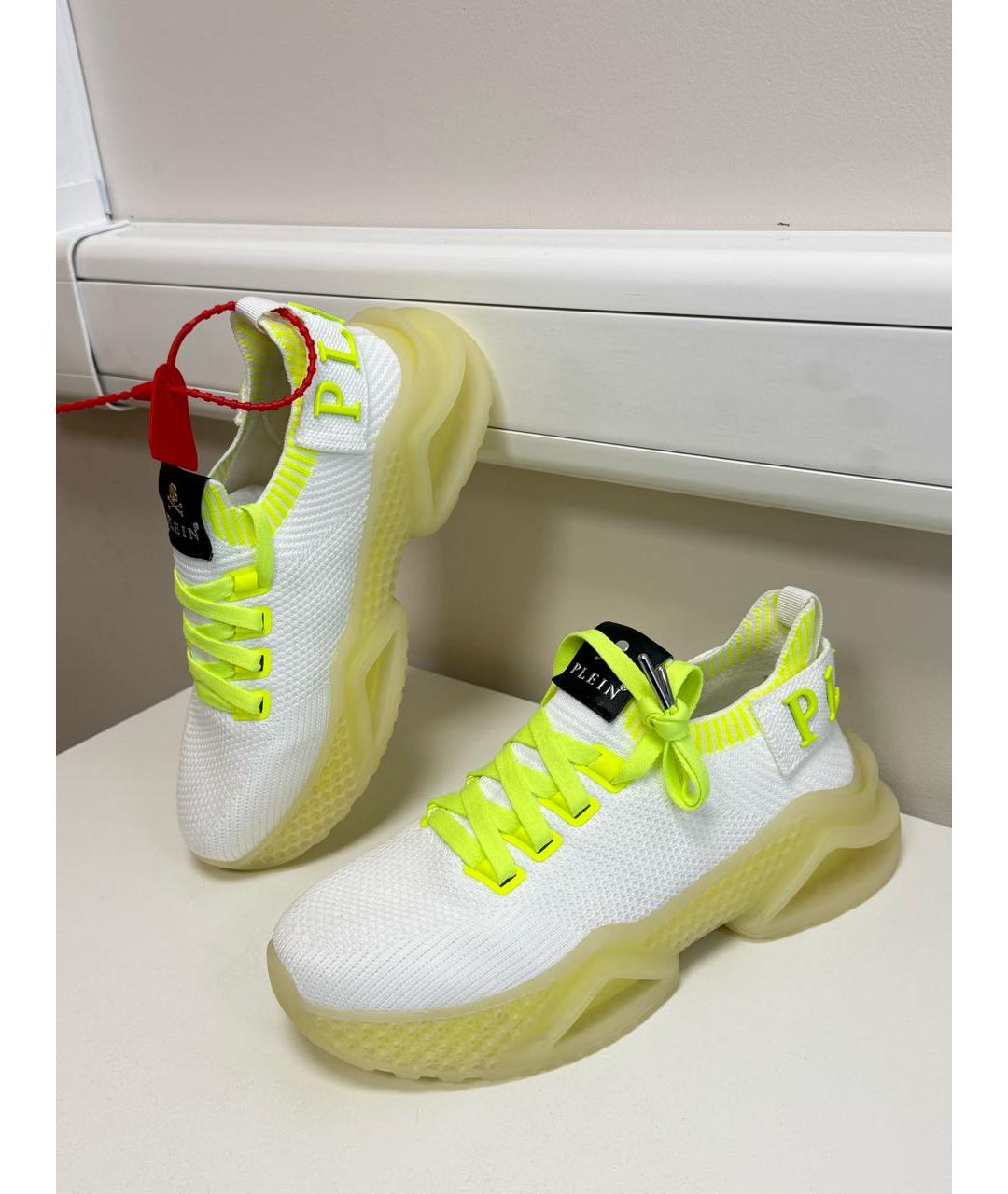 PHILIPP PLEIN Белые кроссовки, фото 6