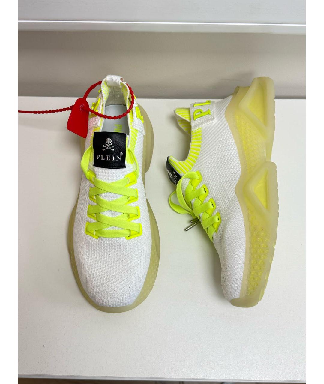 PHILIPP PLEIN Белые кроссовки, фото 3