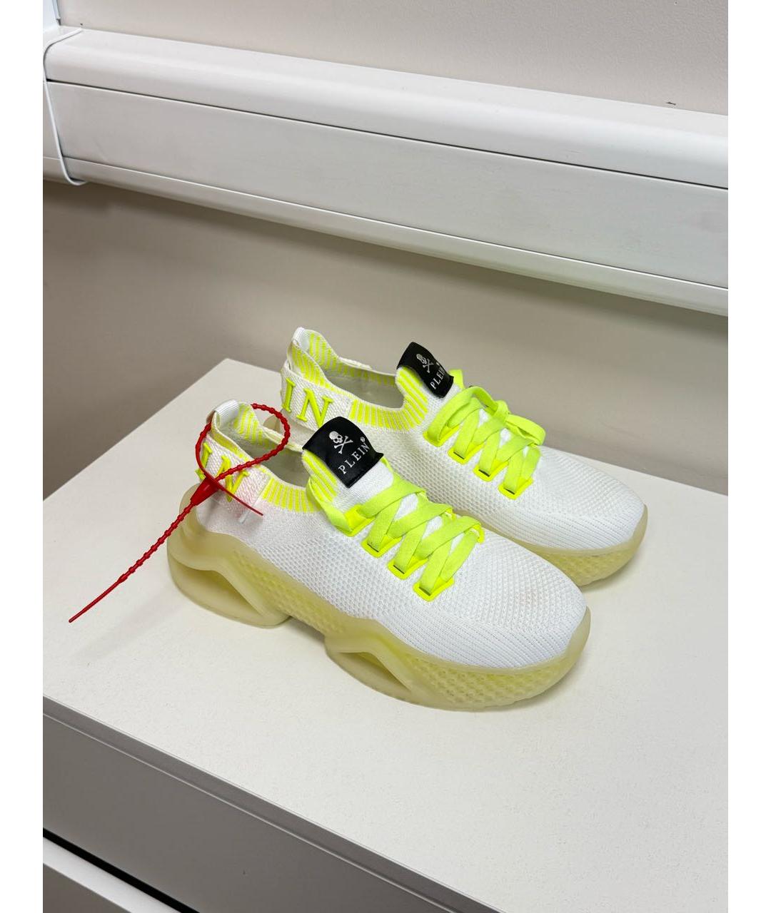 PHILIPP PLEIN Белые кроссовки, фото 2