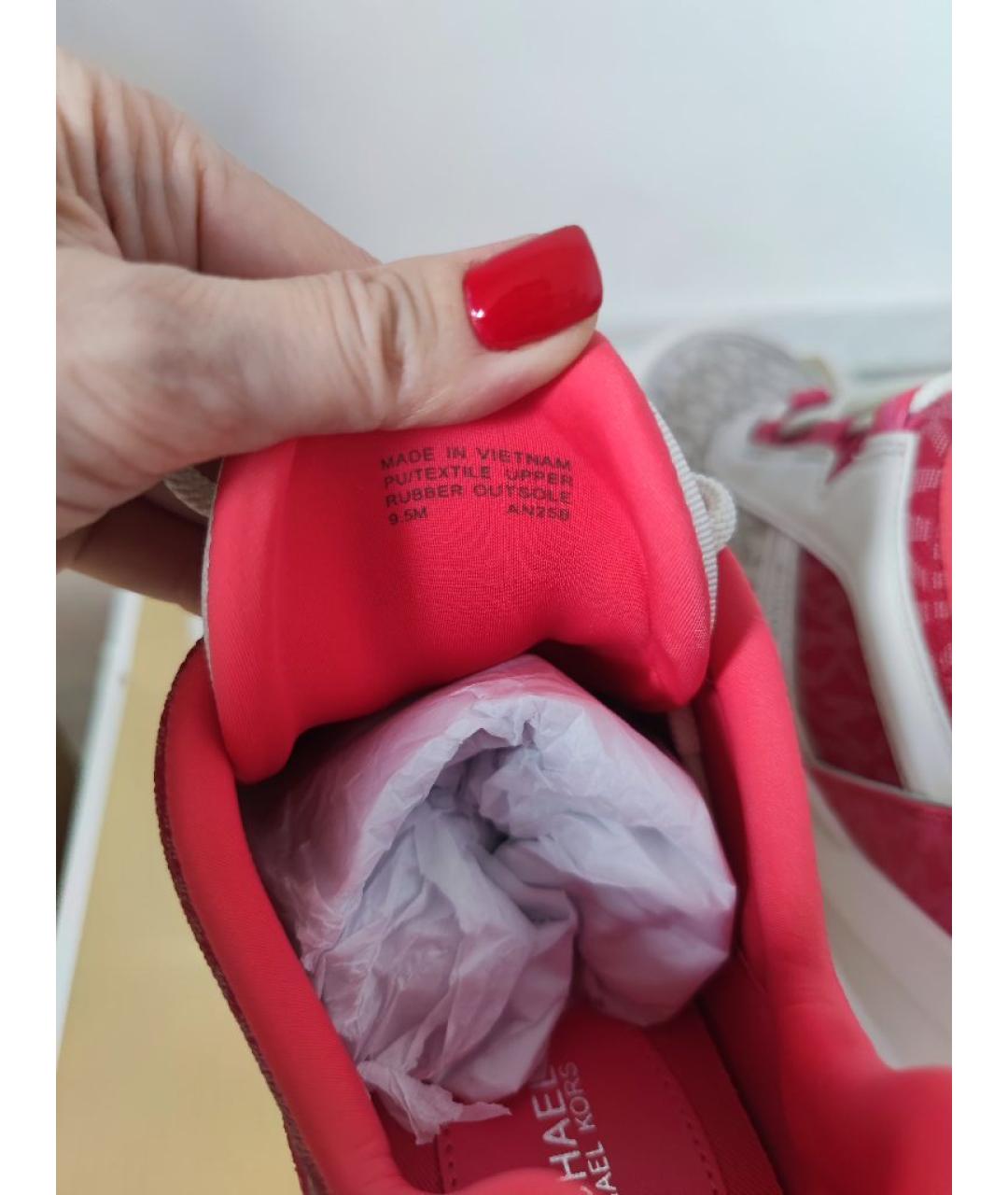 MICHAEL KORS Розовые кроссовки, фото 6