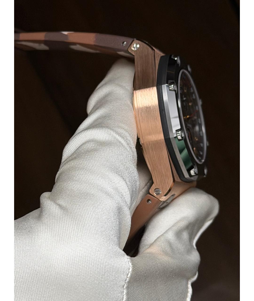 Audemars Piguet Серые часы из розового золота, фото 6