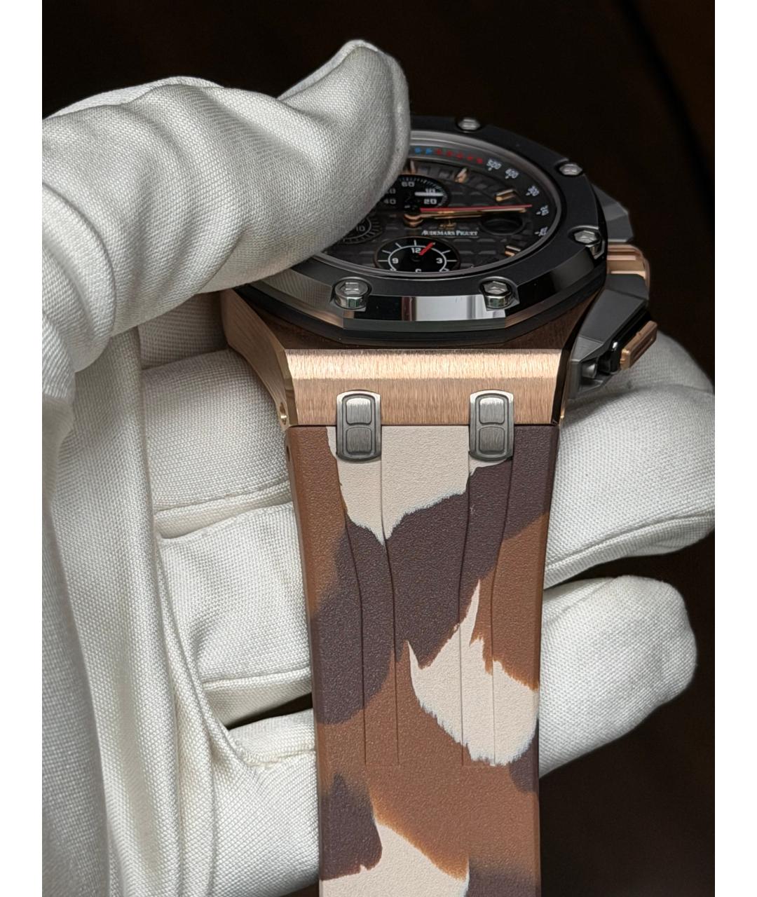 Audemars Piguet Серые часы из розового золота, фото 7