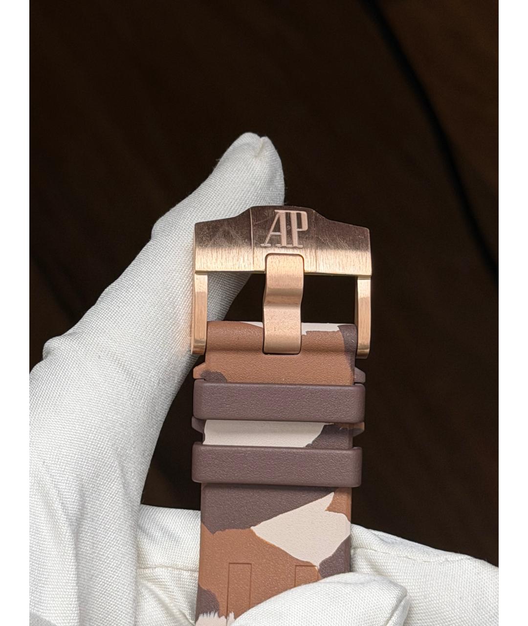 Audemars Piguet Серые часы из розового золота, фото 9