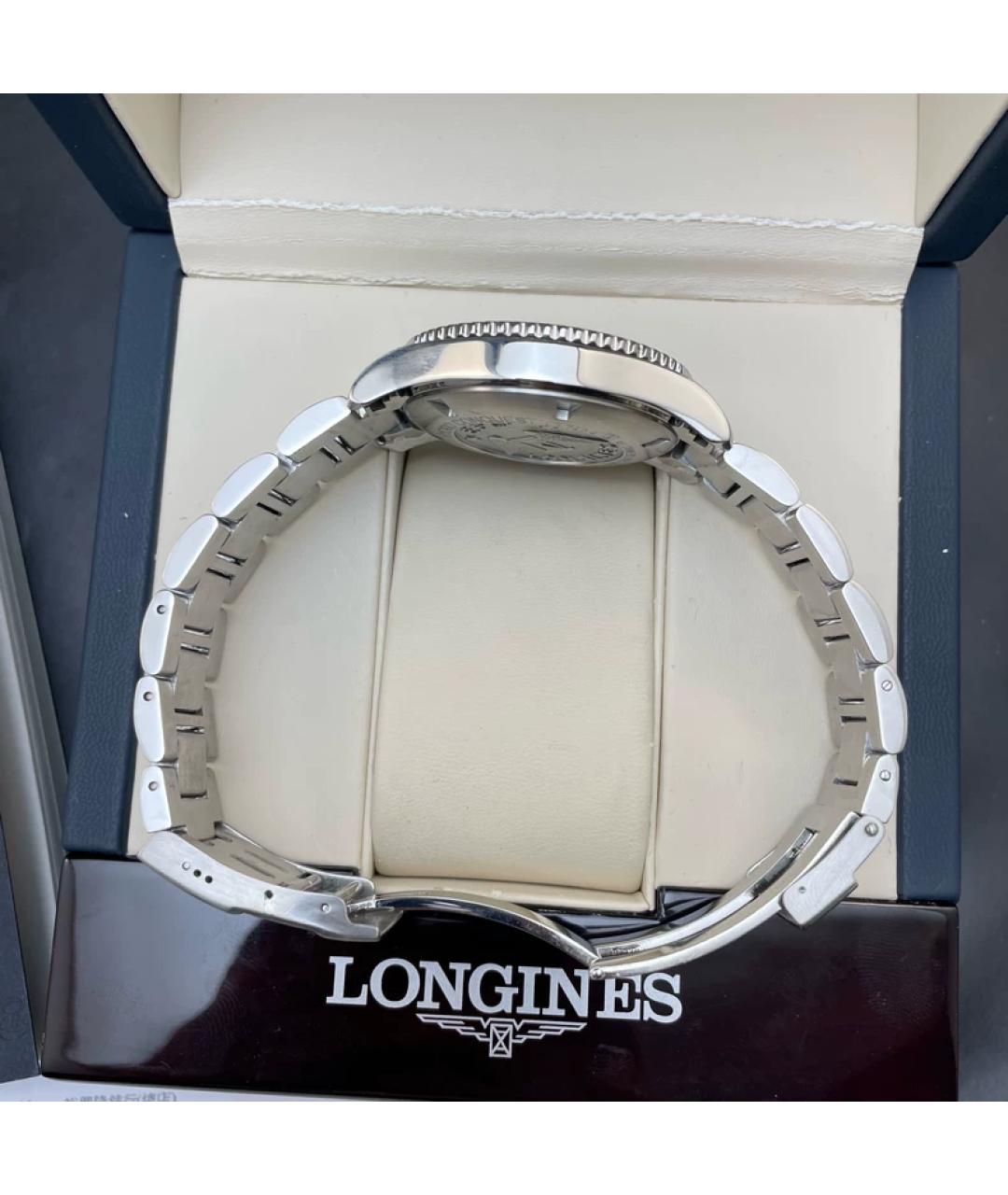 ROLEX Черные металлические часы, фото 6