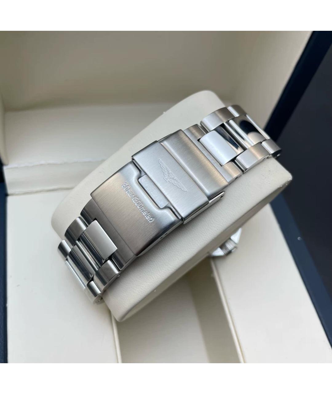 ROLEX Черные металлические часы, фото 5