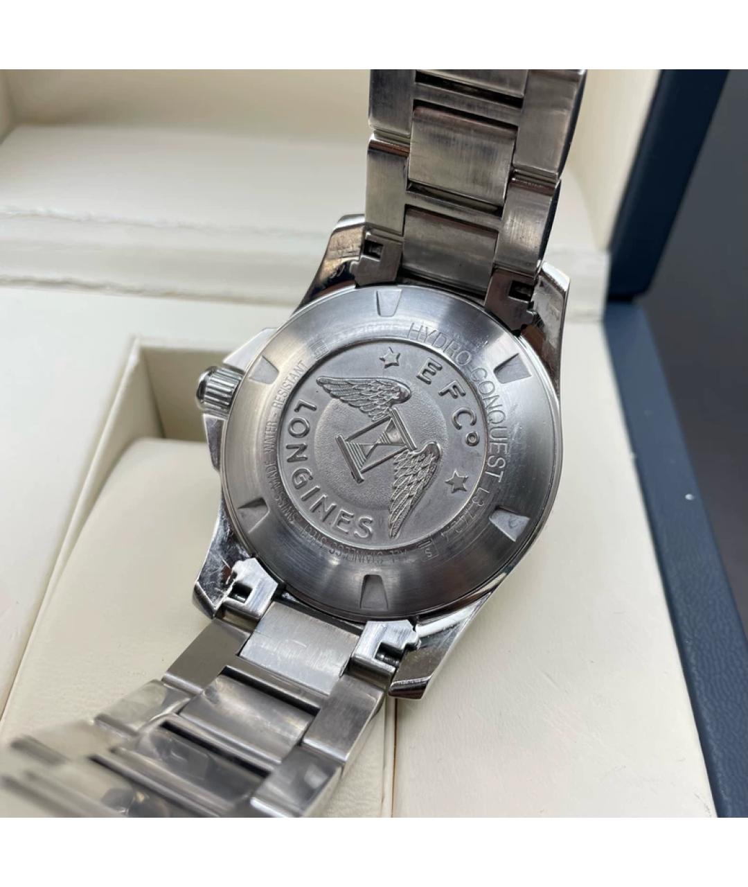 ROLEX Черные металлические часы, фото 2