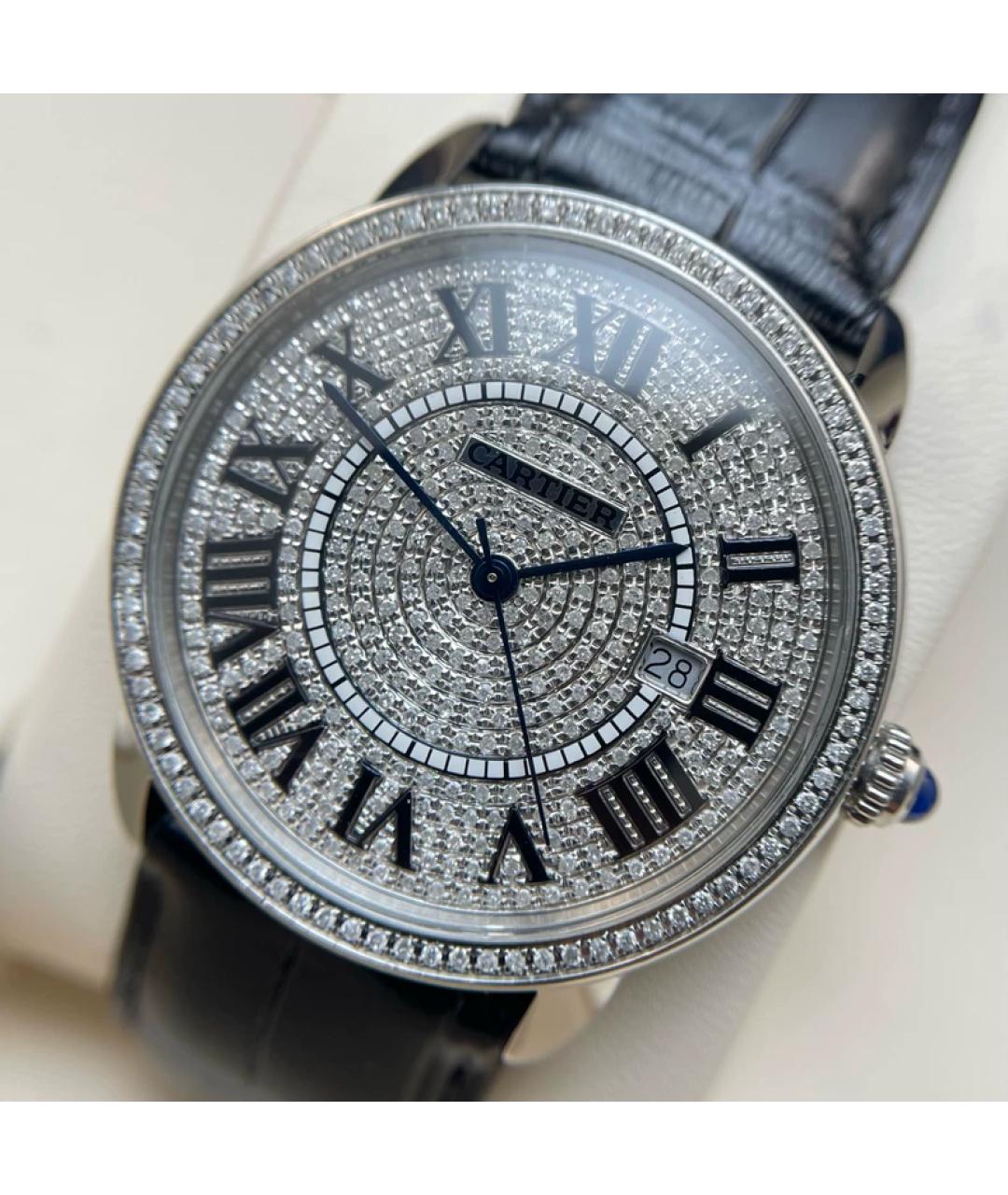 CARTIER Серебряные серебряные часы, фото 2