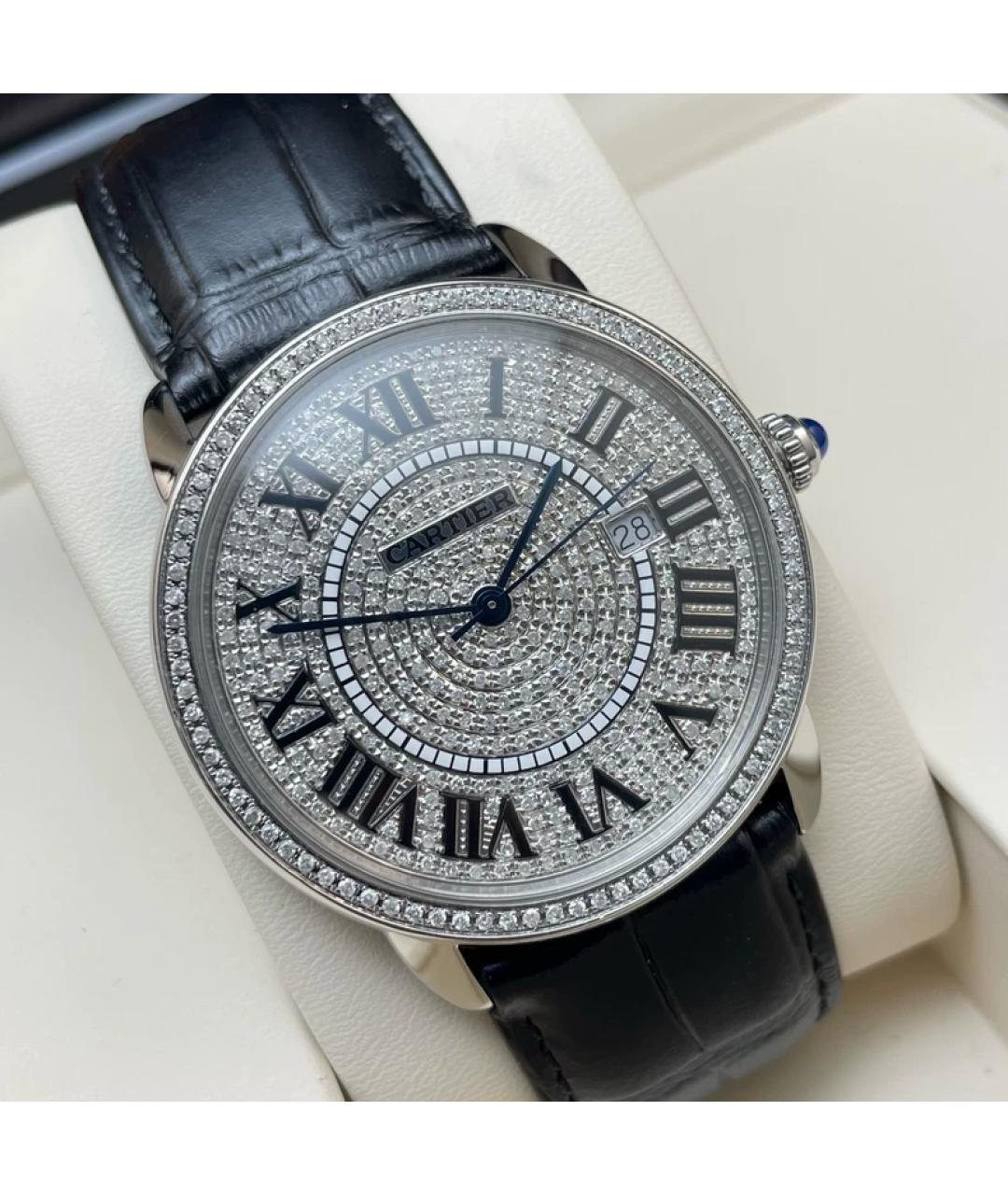 CARTIER Серебряные серебряные часы, фото 3