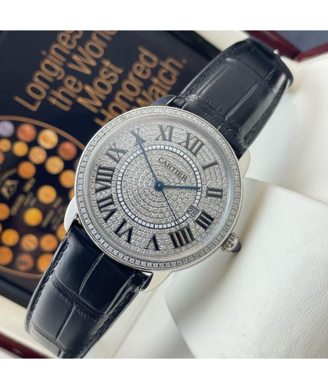 CARTIER Серебряные серебряные часы, фото 7