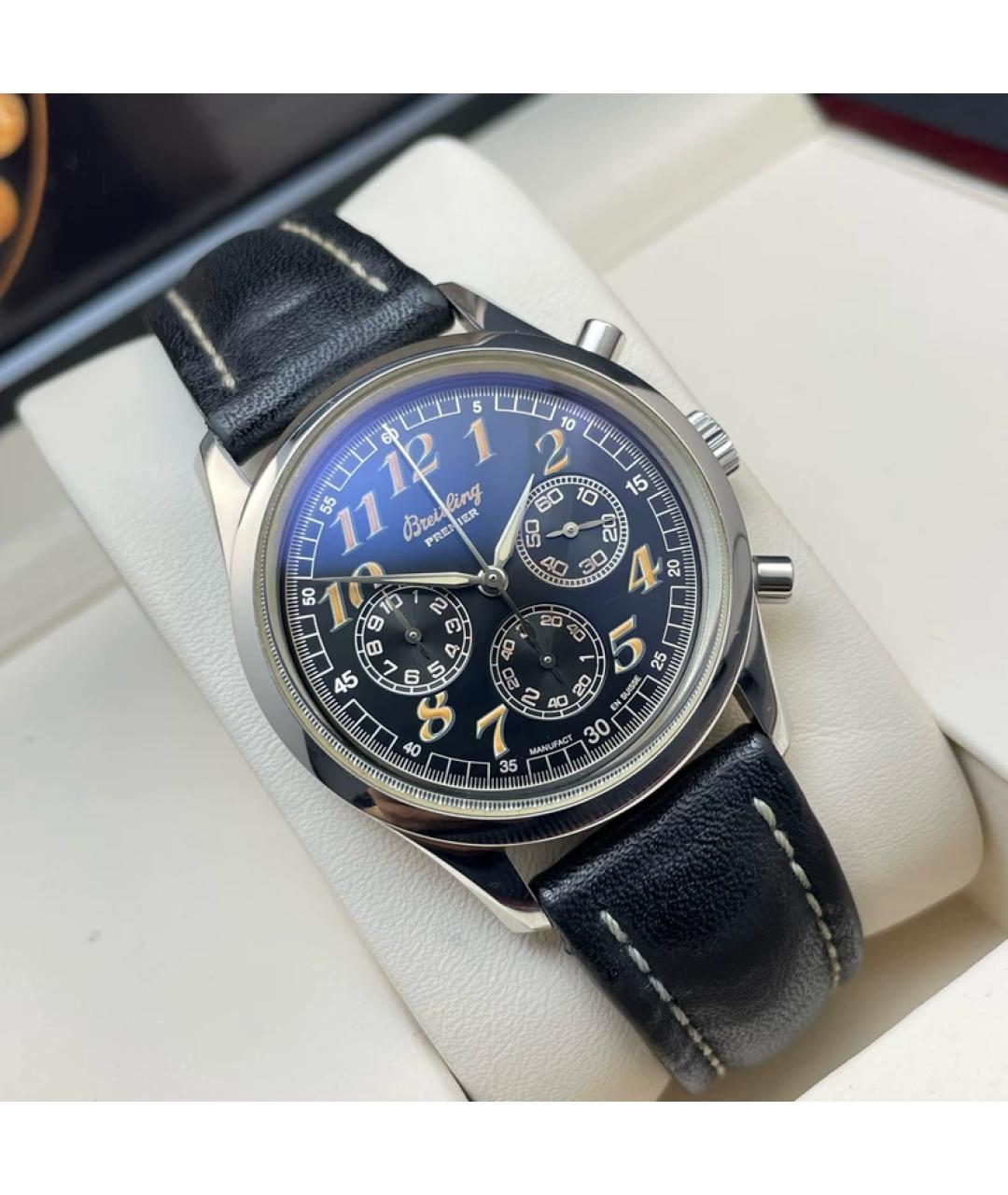 BREITLING Синие металлические часы, фото 3