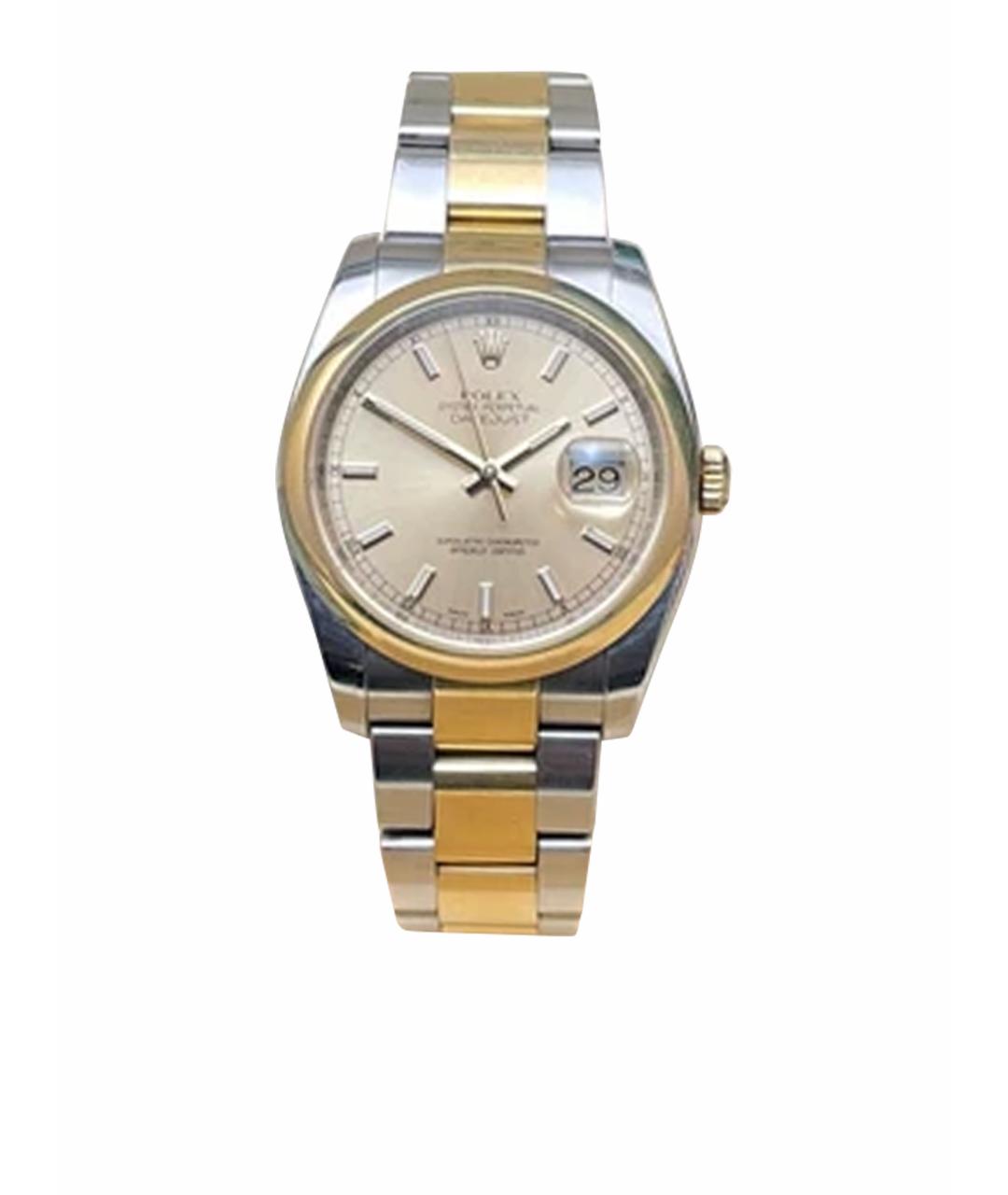 ROLEX Желтые часы из желтого золота, фото 1