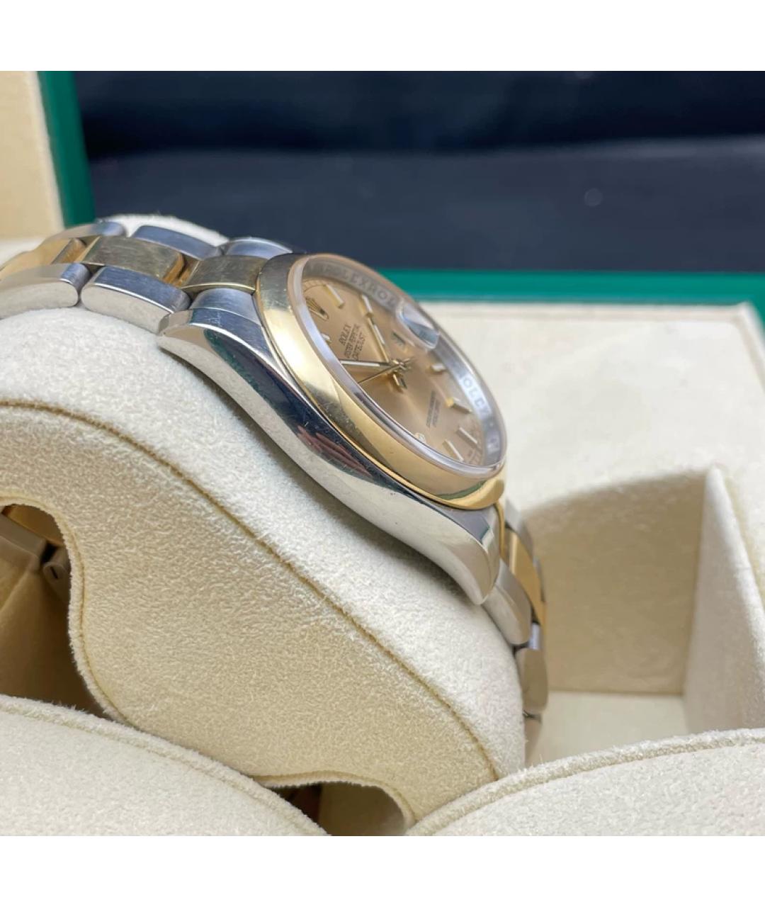 ROLEX Желтые часы из желтого золота, фото 5