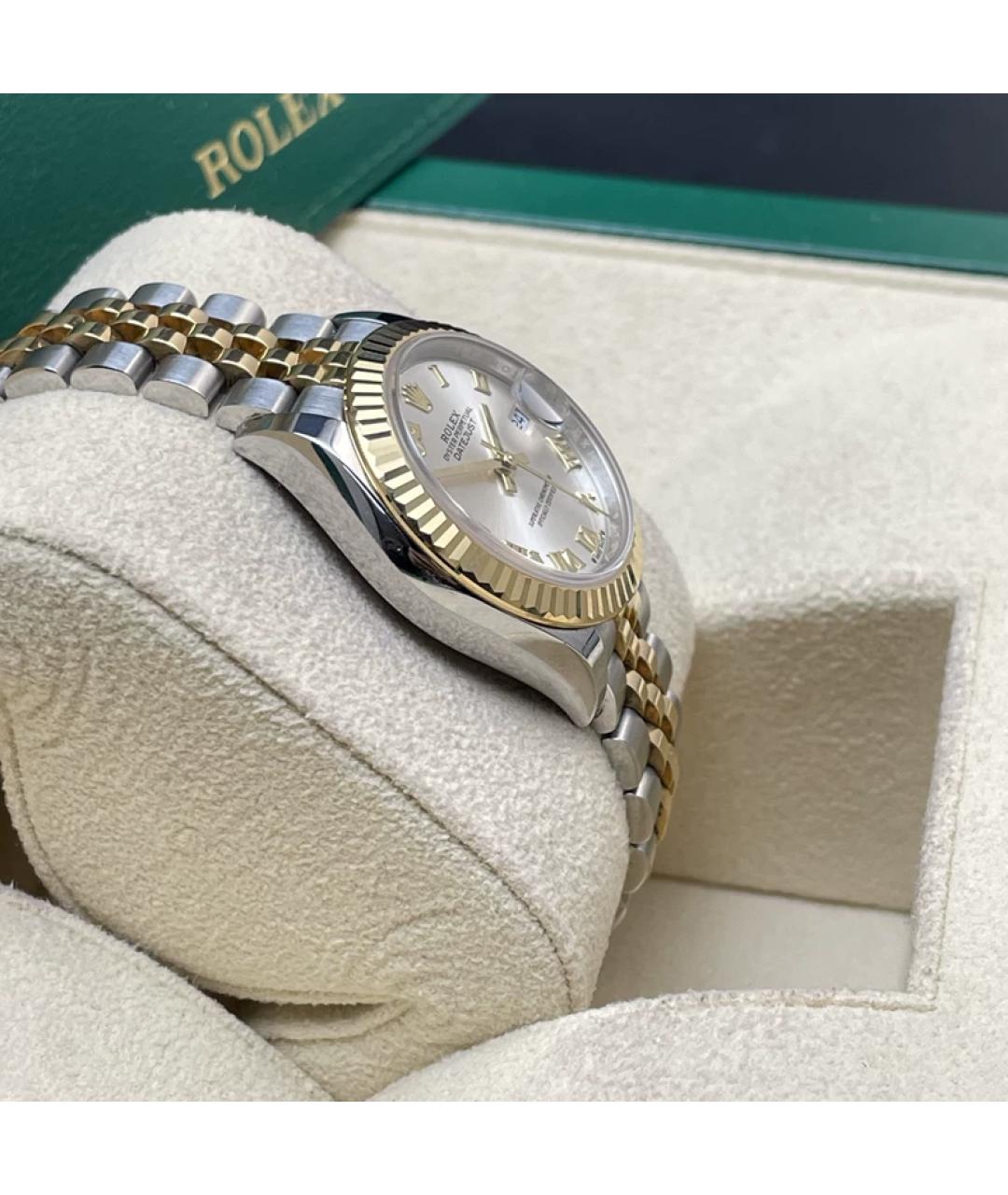 ROLEX Серебряные металлические часы, фото 6
