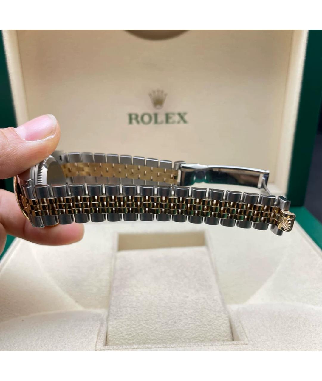 ROLEX Серебряные металлические часы, фото 9