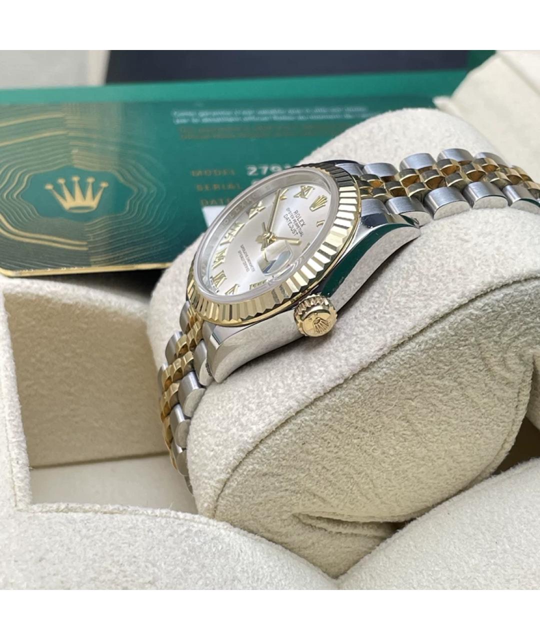 ROLEX Серебряные металлические часы, фото 5