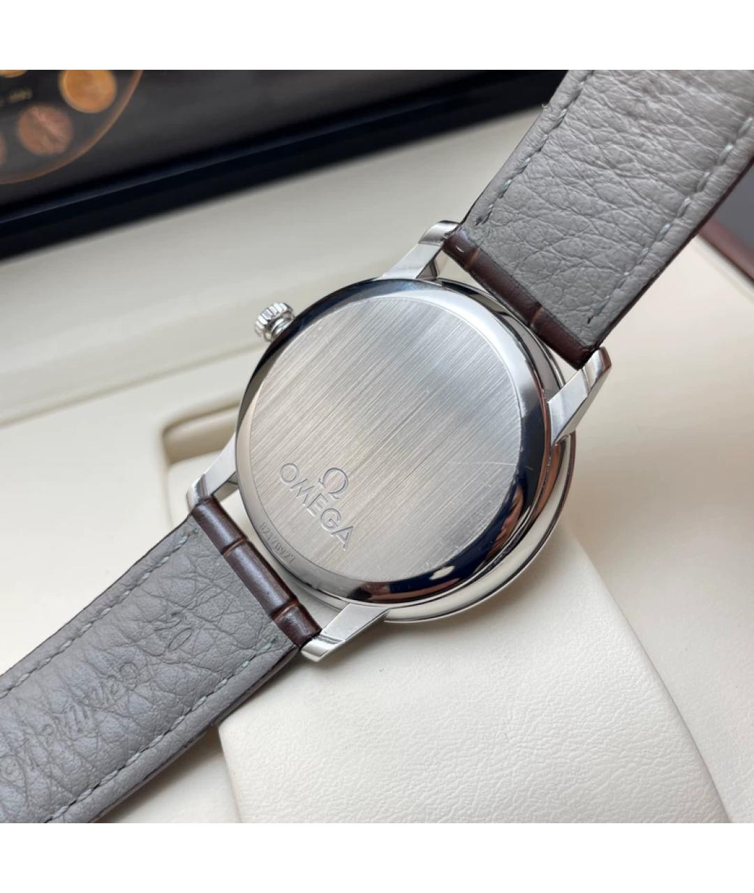 OMEGA Синие металлические часы, фото 4