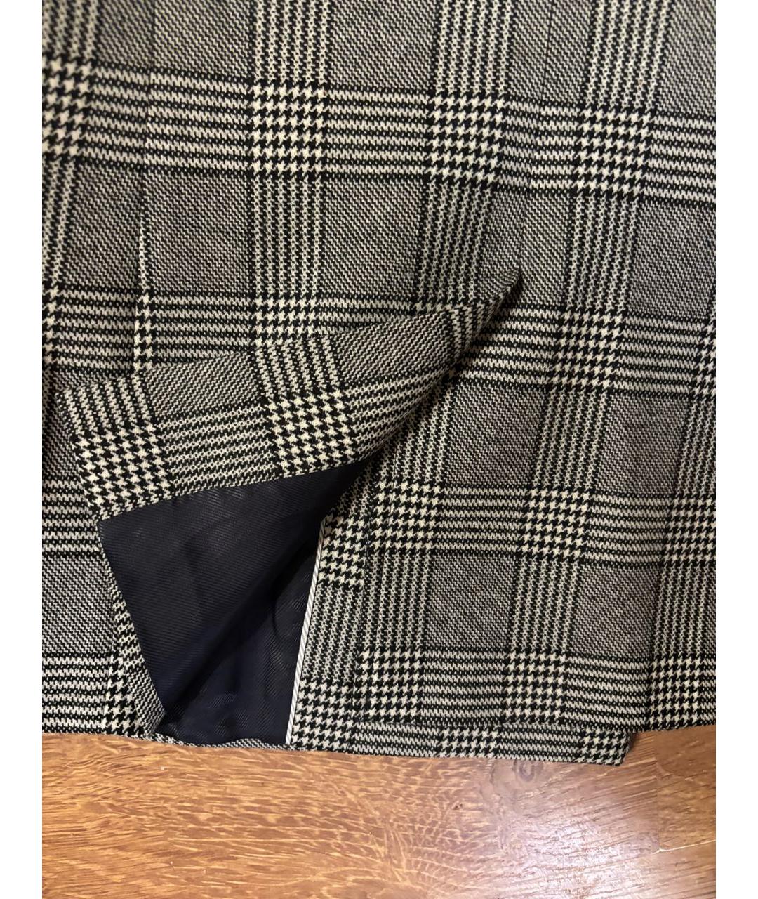 WEEKEND MAX MARA Серый шерстяной жакет/пиджак, фото 5