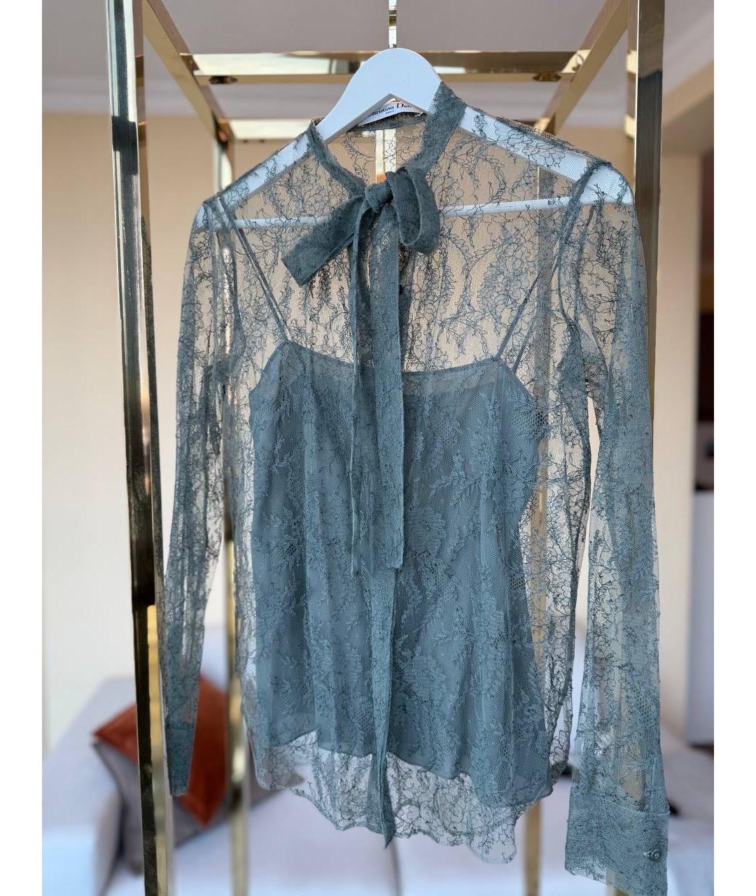 CHRISTIAN DIOR Синий костюм с юбками, фото 9