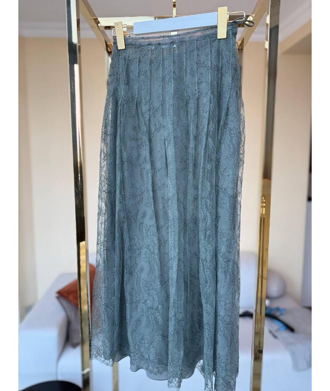 CHRISTIAN DIOR Синий костюм с юбками, фото 2