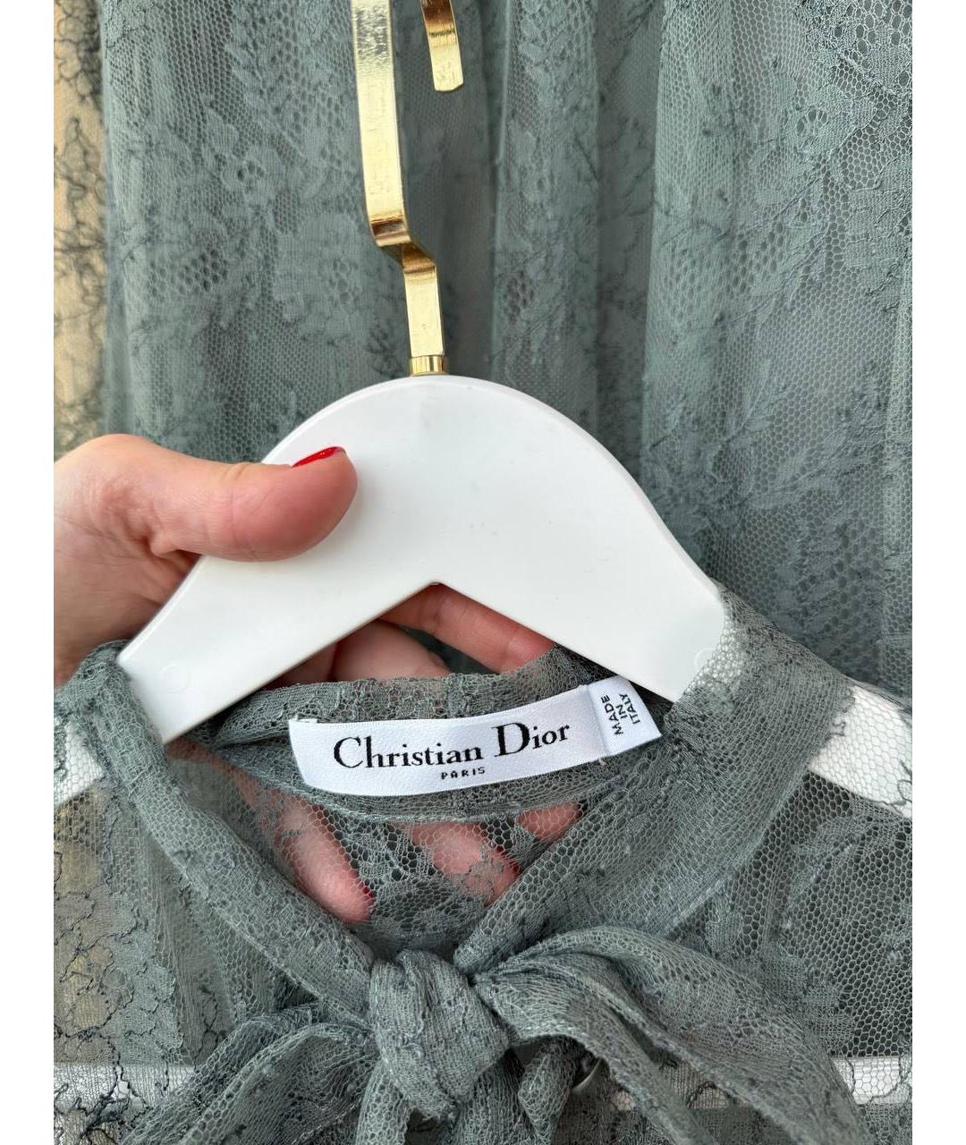 CHRISTIAN DIOR Синий костюм с юбками, фото 3