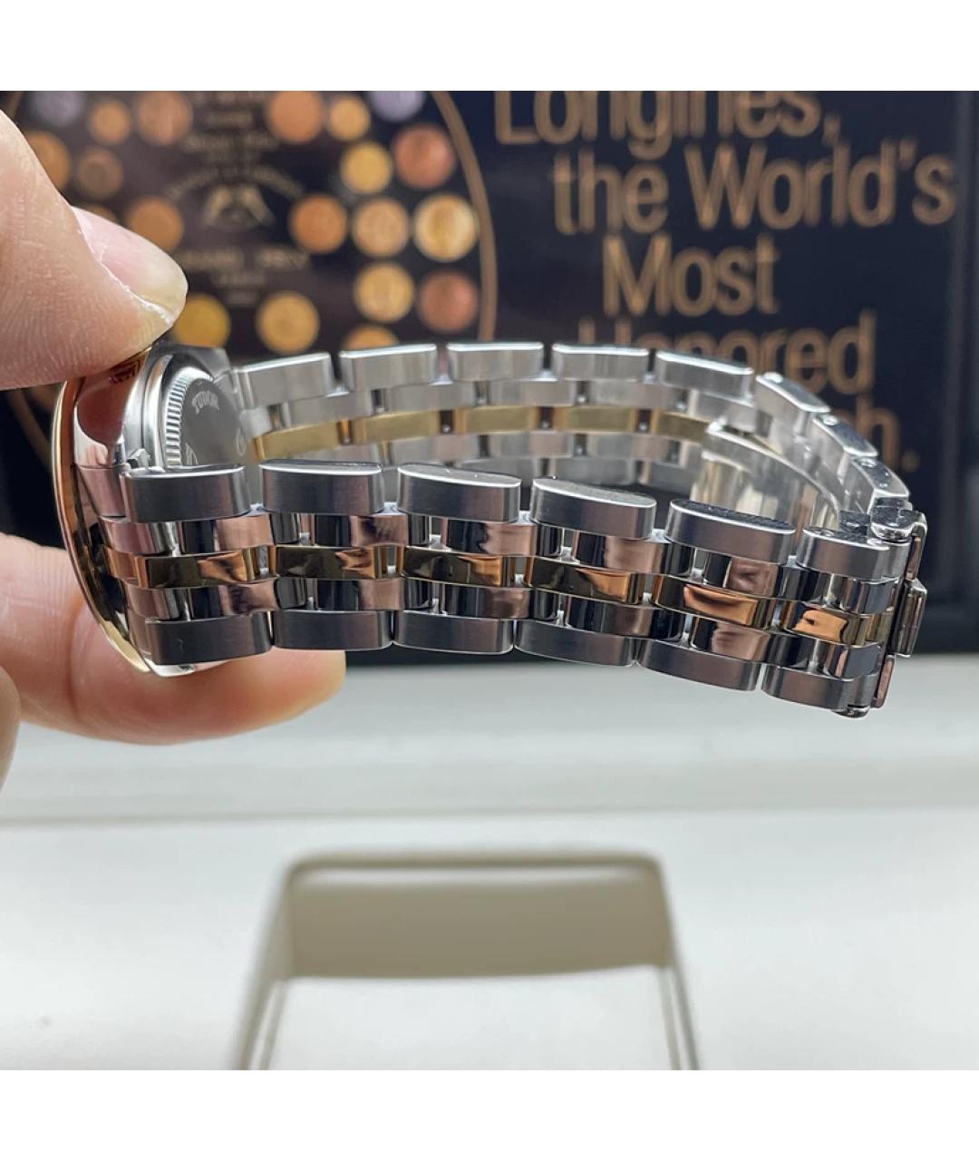 TUDOR Черные часы из желтого золота, фото 9